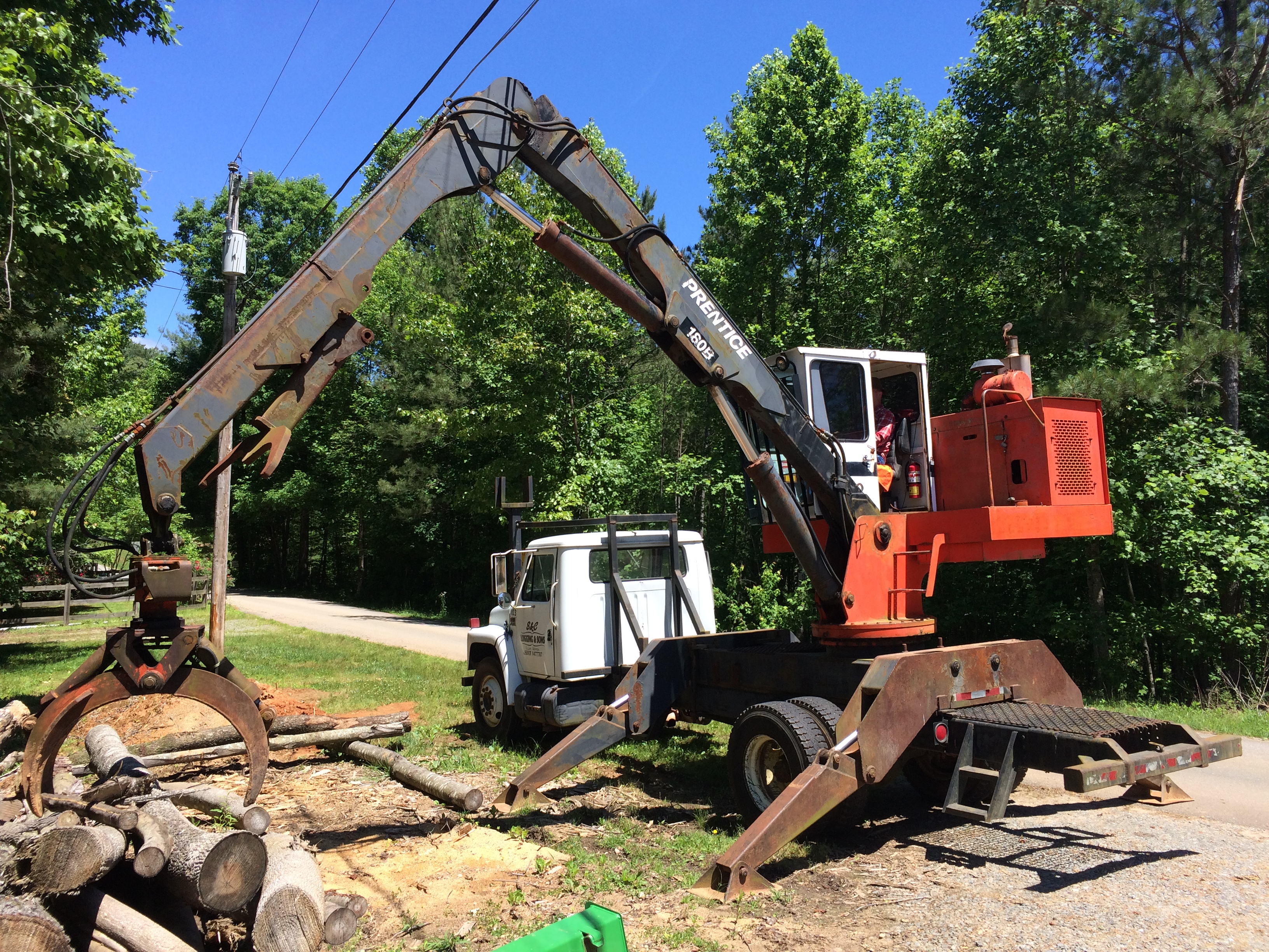 Equipment Prentice 180b Truck Mounted Loader Lanier Equipment